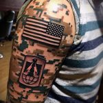 фото военных тату №796 - интересный вариант рисунка, который удачно можно использовать для преобразования и нанесения как тату военно морского флота