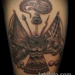 фото военных тату №705 - классный вариант рисунка, который хорошо можно использовать для переделки и нанесения как тату военная разведка летучая мышь