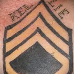 фото военных тату №330 - крутой вариант рисунка, который легко можно использовать для переработки и нанесения как тату на военную тему