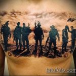 фото военных тату №170 - достойный вариант рисунка, который удачно можно использовать для переработки и нанесения как тату на военную тему