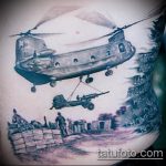 фото военных тату №990 - прикольный вариант рисунка, который удачно можно использовать для переделки и нанесения как военно морские тату