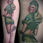фото военных тату №936 - крутой вариант рисунка, который хорошо можно использовать для преобразования и нанесения как тату военная разведка