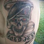 фото военных тату №495 - крутой вариант рисунка, который удачно можно использовать для переработки и нанесения как тату военная разведка