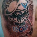 фото военных тату №410 - эксклюзивный вариант рисунка, который легко можно использовать для доработки и нанесения как военно морские тату