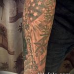 фото военных тату №10 - прикольный вариант рисунка, который успешно можно использовать для преобразования и нанесения как тату на военную тему