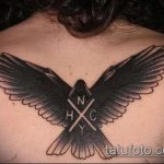 фото тату голубь №521 - уникальный вариант рисунка, который легко можно использовать для переделки и нанесения как тату пара голубей