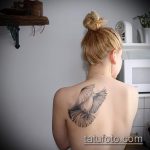 фото тату голубь №657 - классный вариант рисунка, который успешно можно использовать для доработки и нанесения как тату три голубя