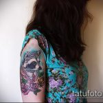 фото тату енот №22 - достойный вариант рисунка, который успешно можно использовать для переделки и нанесения как тату эскизы енот на плечо