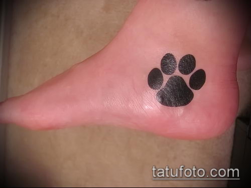 фото тату кошачьи лапки (значение) - пример интересного рисунка тату - 034 tatufoto.com
