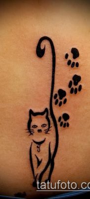 фото тату кошачьи лапки (значение) — пример интересного рисунка тату — 039 tatufoto.com