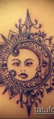фото тату солнце и луна (значение) — пример интересного рисунка тату — 008 tatufoto.com
