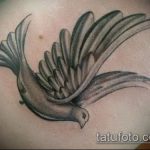 эскиз тату голубь №513 - достойный вариант рисунка, который легко можно использовать для преобразования и нанесения как тату белый голубь