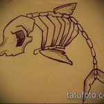 эскиз тату дельфин №981 - уникальный вариант рисунка, который легко можно использовать для доработки и нанесения как дельфин татуировка на ноге