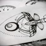 эскиз тату жук №8 - уникальный вариант рисунка, который удачно можно использовать для преобразования и нанесения как татуировка жук на пальце