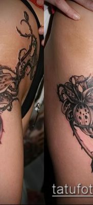 фото тату терновник (значение) — пример интересного рисунка тату — 019 tatufoto.com