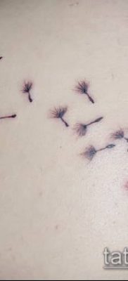 фото одуванчик с птицами (Dandelion Tatto) (значение) — пример рисунка — 001 tatufoto.com