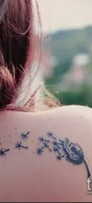 фото одуванчик с птицами (Dandelion Tatto) (значение) — пример рисунка — 020 tatufoto.com