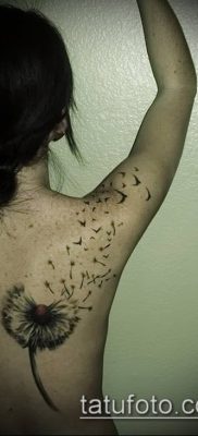 фото одуванчик с птицами (Dandelion Tatto) (значение) — пример рисунка — 040 tatufoto.com
