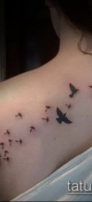фото одуванчик с птицами (Dandelion Tatto) (значение) — пример рисунка — 041 tatufoto.com