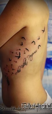 фото одуванчик с птицами (Dandelion Tatto) (значение) — пример рисунка — 043 tatufoto.com