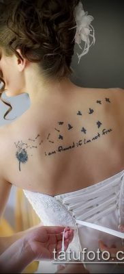 фото одуванчик с птицами (Dandelion Tatto) (значение) — пример рисунка — 045 tatufoto.com