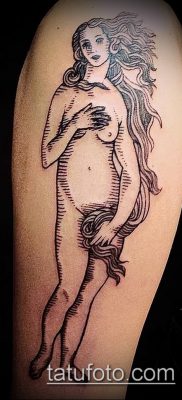 фото тату Афродита (Венера) (tattoo Venus) (значение) — пример рисунка — 003 tatufoto.com