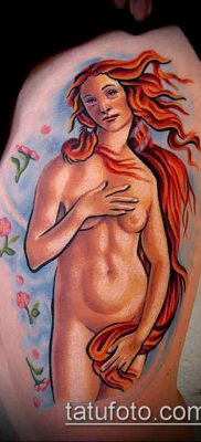 фото тату Афродита (Венера) (tattoo Venus) (значение) — пример рисунка — 005 tatufoto.com