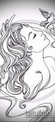 фото тату Афродита (Венера) (tattoo Venus) (значение) — пример рисунка — 010 tatufoto.com