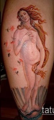 фото тату Афродита (Венера) (tattoo Venus) (значение) — пример рисунка — 012 tatufoto.com