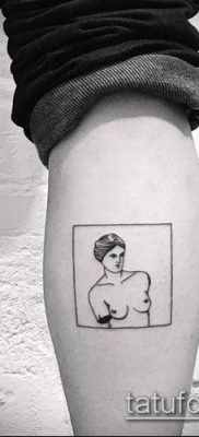 фото тату Афродита (Венера) (tattoo Venus) (значение) — пример рисунка — 028 tatufoto.com