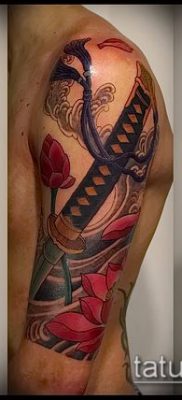 фото тату Катана (tattoo Katana) (значение) — пример рисунка — 016 tatufoto.com