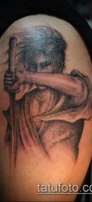 фото тату Катана (tattoo Katana) (значение) — пример рисунка — 019 tatufoto.com