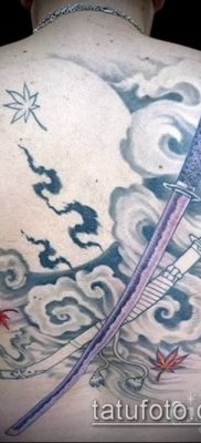 фото тату Катана (tattoo Katana) (значение) — пример рисунка — 046 tatufoto.com