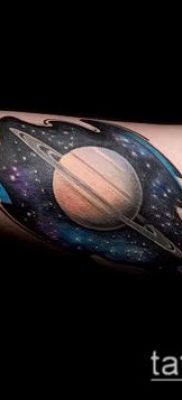 фото тату Сатурн (tattoo Saturn) (значение) — пример рисунка — 011 tatufoto.com