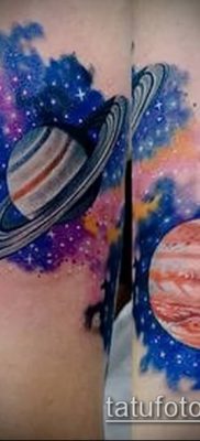 фото тату Сатурн (tattoo Saturn) (значение) — пример рисунка — 018 tatufoto.com