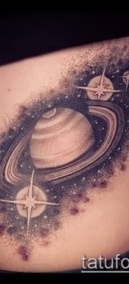 фото тату Сатурн (tattoo Saturn) (значение) — пример рисунка — 022 tatufoto.com