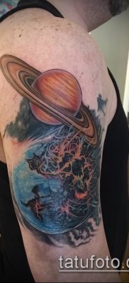 фото тату Сатурн (tattoo Saturn) (значение) — пример рисунка — 060 tatufoto.com