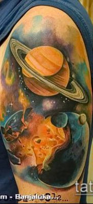 фото тату Сатурн (tattoo Saturn) (значение) — пример рисунка — 063 tatufoto.com