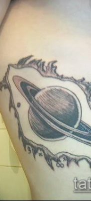фото тату Сатурн (tattoo Saturn) (значение) — пример рисунка — 070 tatufoto.com