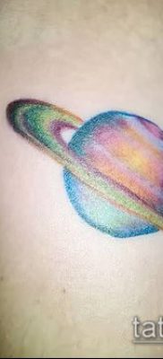 фото тату Сатурн (tattoo Saturn) (значение) — пример рисунка — 071 tatufoto.com