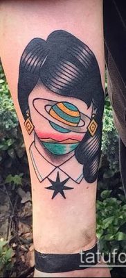 фото тату Сатурн (tattoo Saturn) (значение) — пример рисунка — 086 tatufoto.com