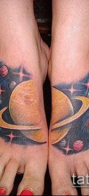 фото тату Сатурн (tattoo Saturn) (значение) — пример рисунка — 095 tatufoto.com
