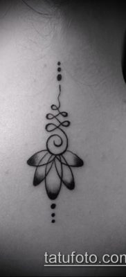 фото тату Уналоме (tattoo Unalome) (значение) — пример рисунка — 021 tatufoto.com