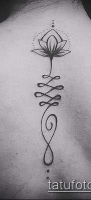 фото тату Уналоме (tattoo Unalome) (значение) — пример рисунка — 039 tatufoto.com
