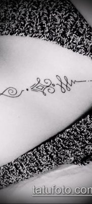 фото тату Уналоме (tattoo Unalome) (значение) — пример рисунка — 047 tatufoto.com