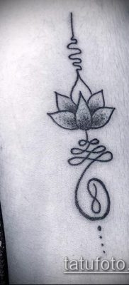 фото тату Уналоме (tattoo Unalome) (значение) — пример рисунка — 058 tatufoto.com