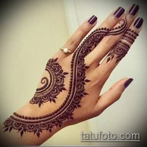 фото тату арабское мехенди (Arabic mehen) (значение) - пример рисунка - 002 tatufoto.com