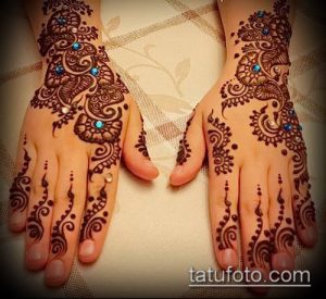 фото тату арабское мехенди (Arabic mehen) (значение) - пример рисунка - 003 tatufoto.com
