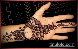 фото тату арабское мехенди (Arabic mehen) (значение) - пример рисунка - 005 tatufoto.com