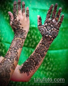 фото тату арабское мехенди (Arabic mehen) (значение) - пример рисунка - 006 tatufoto.com
